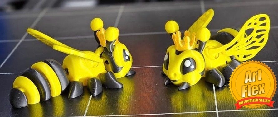 Flexi Honey Bee 3d printed