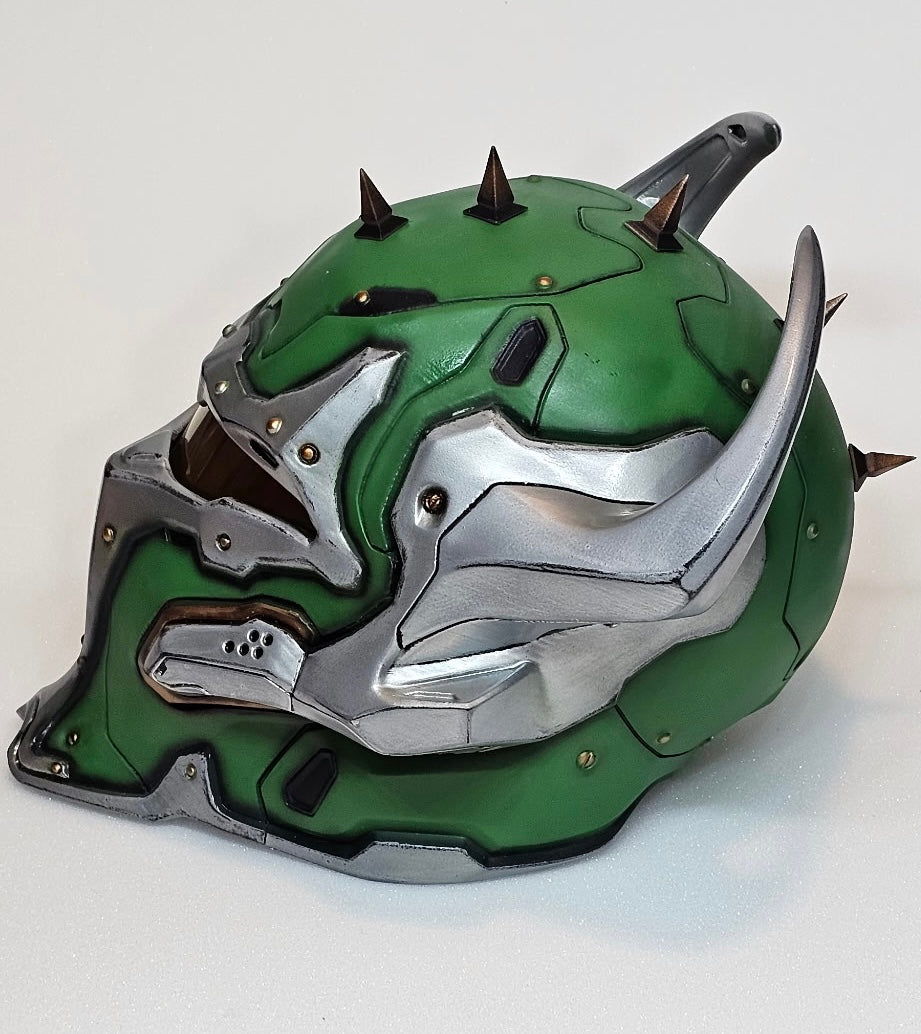 Doom Sentinel Helmet, designed by Galactic Armory.
Cosplay, life-size, wearable helmet. 100% made by me, handpainted by me.