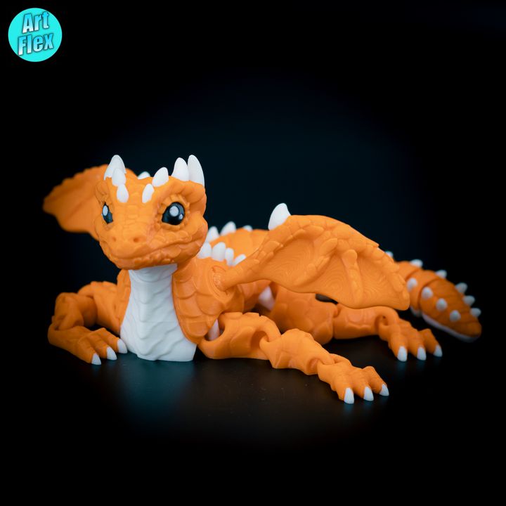 Flexi Baby Fire Dragon, designed by ArtFlex