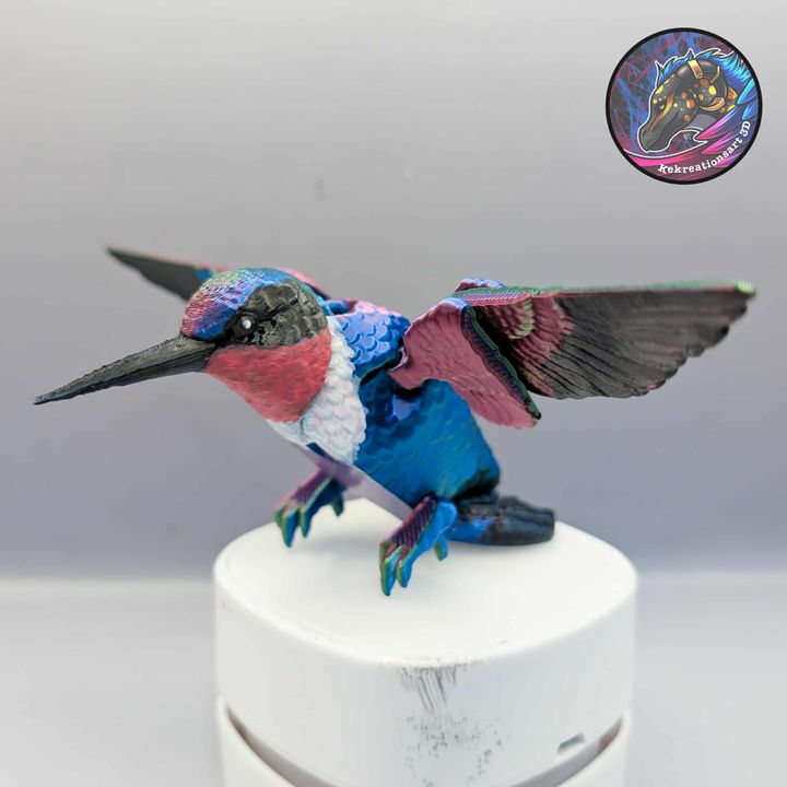 Flexi Print in Place Hummingbird, designed by Kekreations