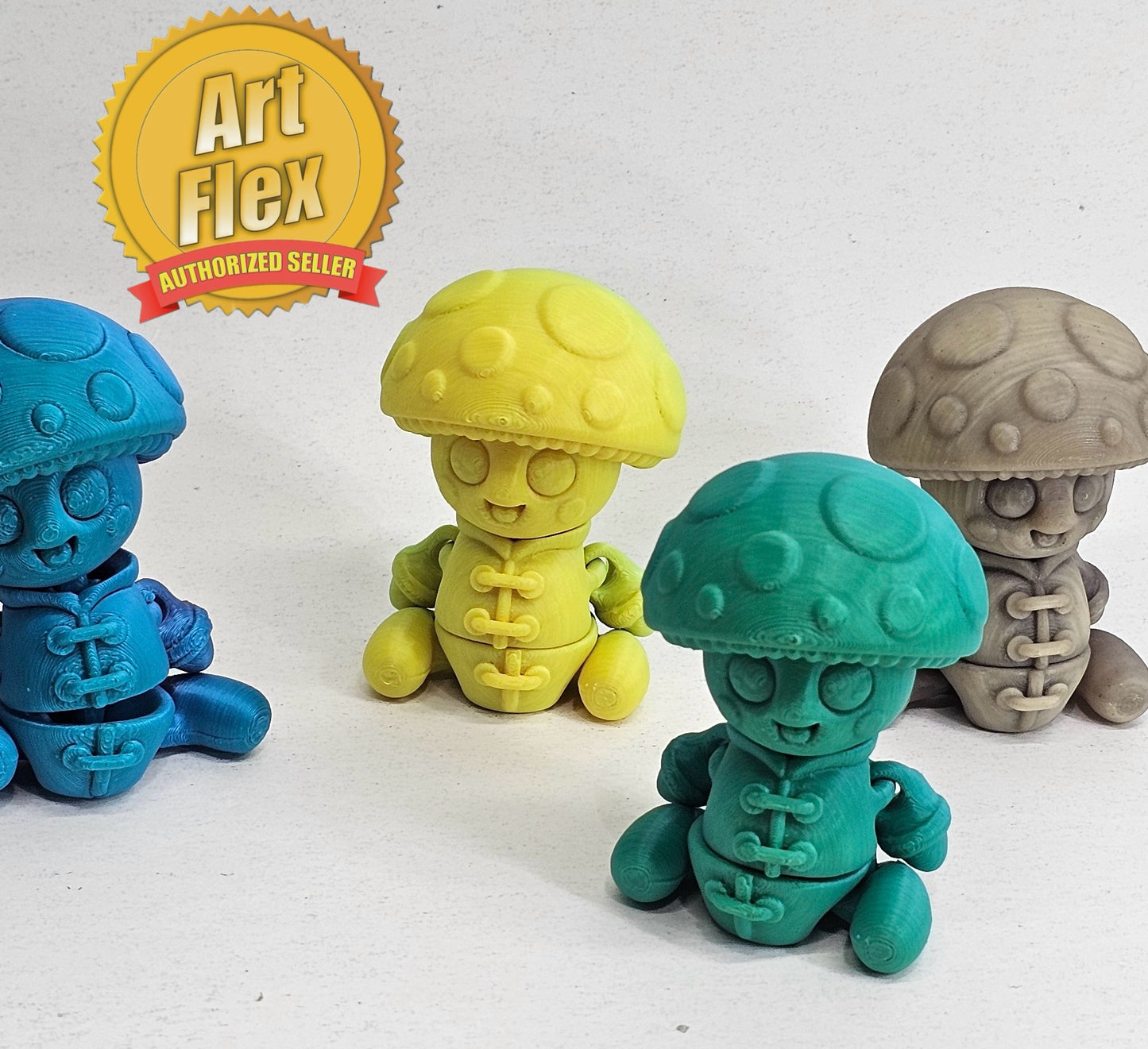 Happy Flexi Little Mushroom designed by ArtFlex