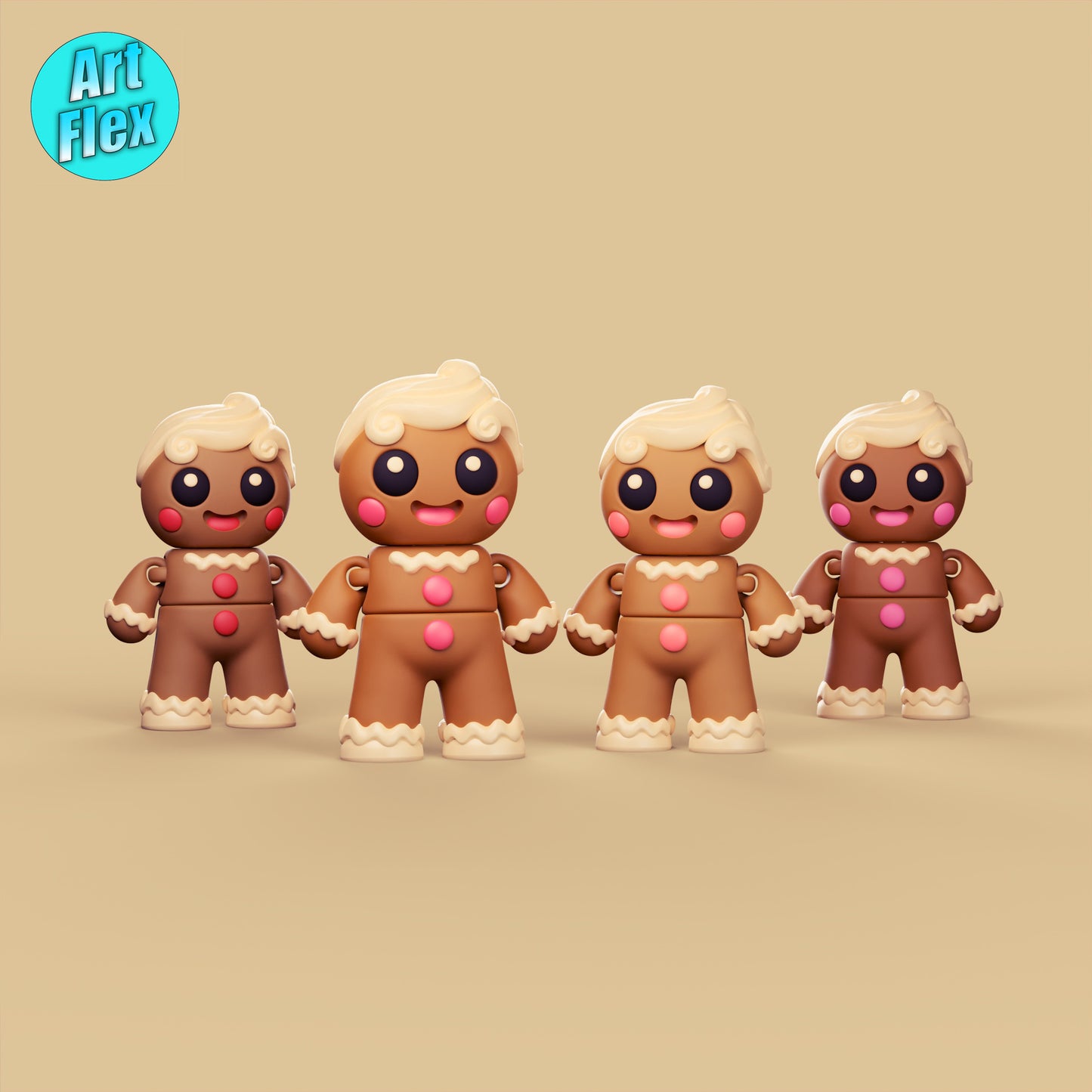 Flexi Ginger Bread Man, designed by Artflex