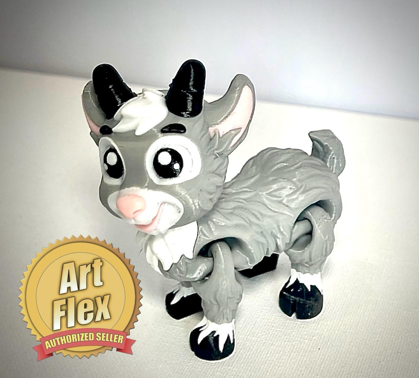 Goat 3d printed multicolor
