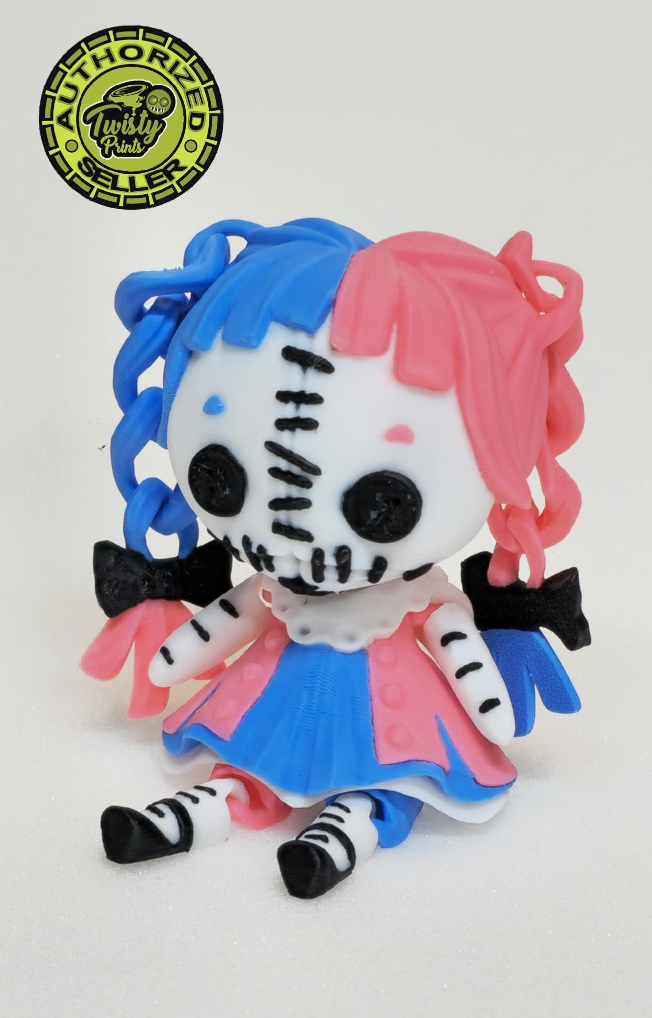 3d printed Creepy Doll, designed by Twisty Prints