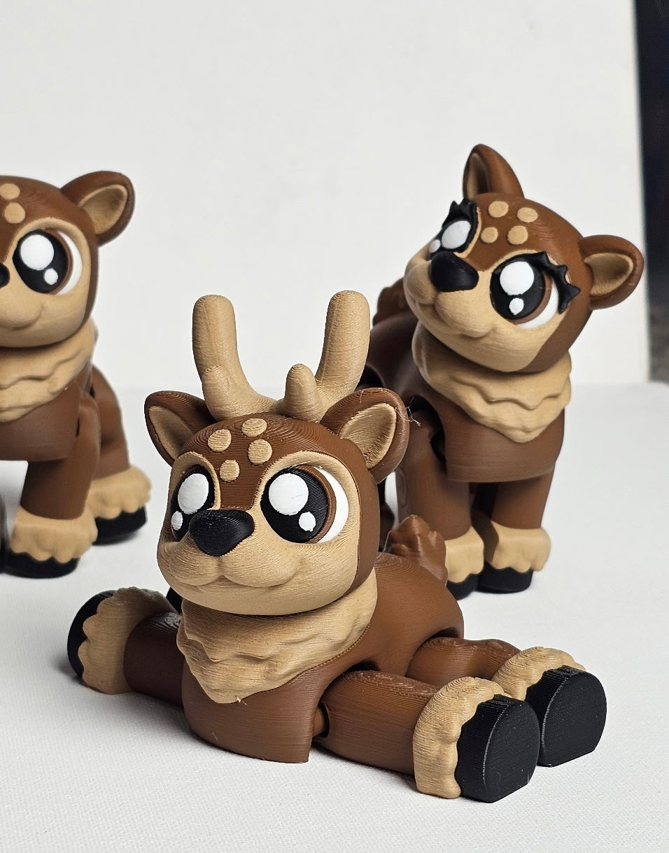 Reindeer Flexi designed by SugarPaws3D