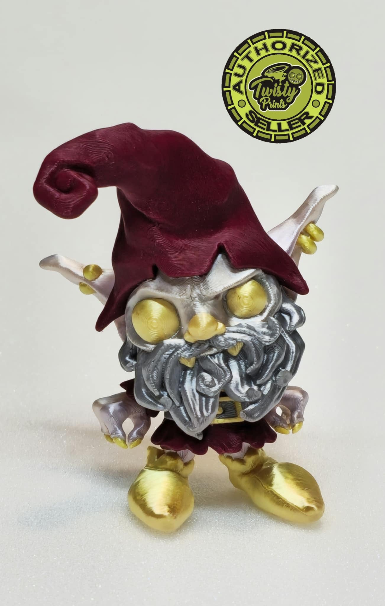 3d Print Creepy Gnome, designed by Twisty Prints.