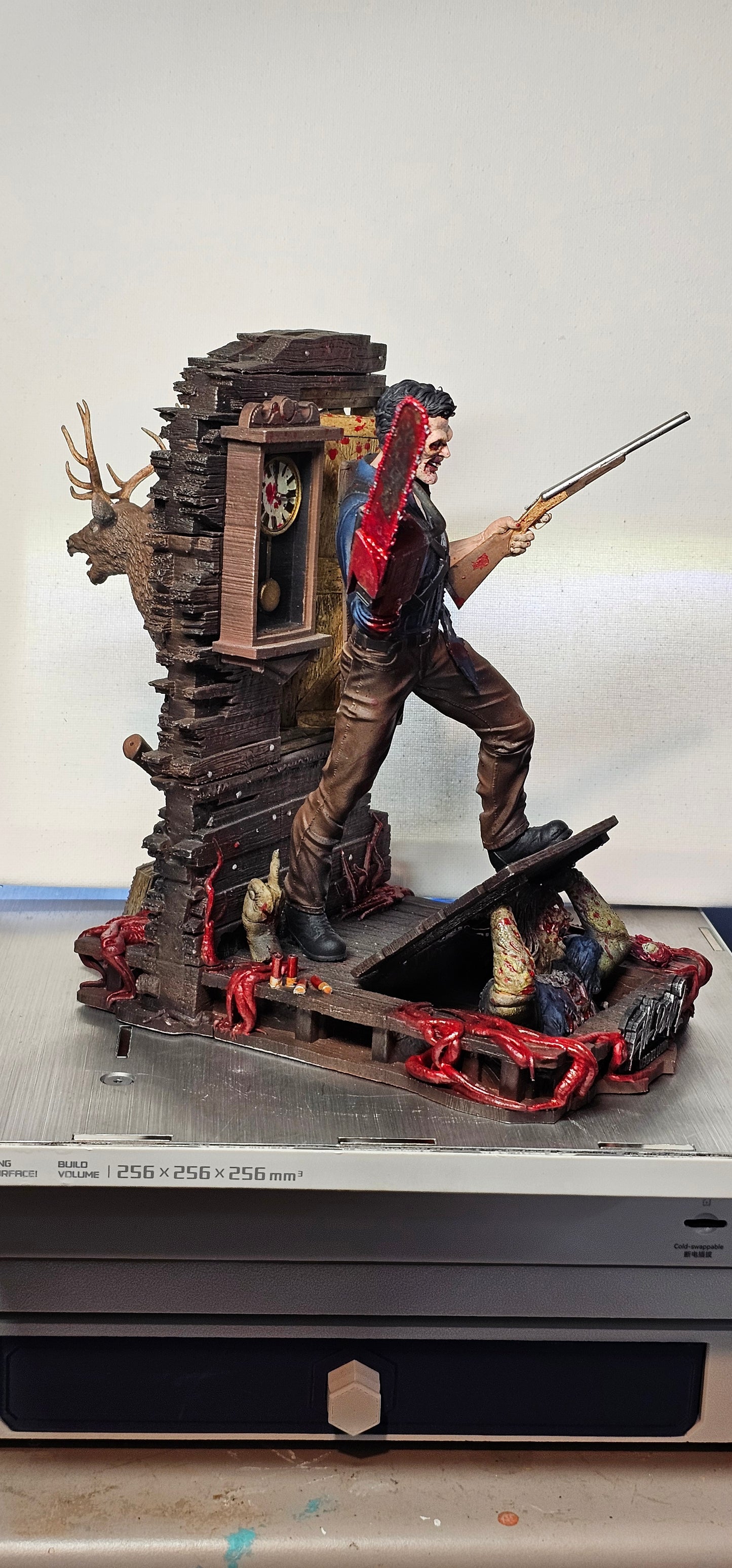 Evil Dead 2 – Hand-Painted Ash Williams Sculpture (9”)