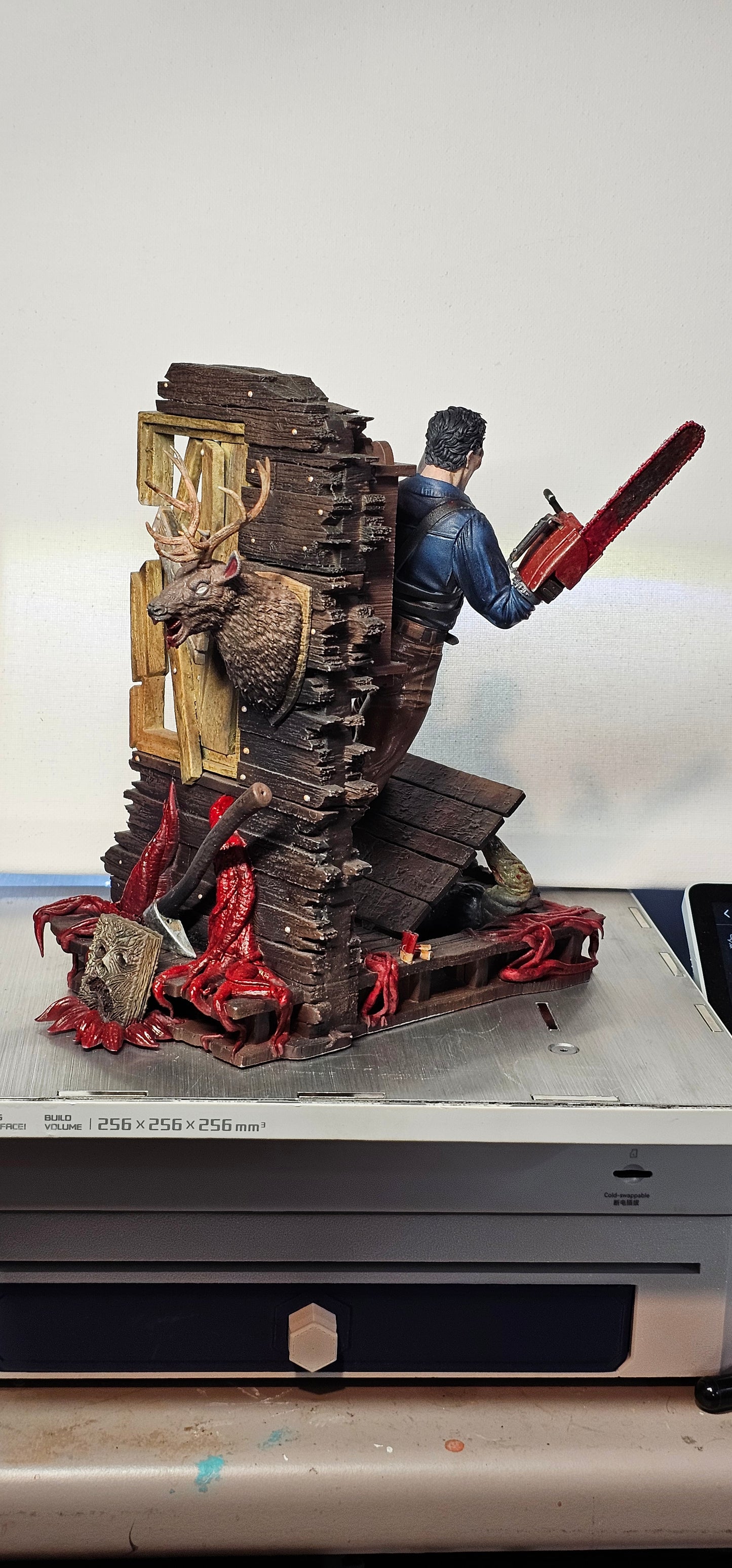 Evil Dead 2 – Hand-Painted Ash Williams Sculpture (9”)
