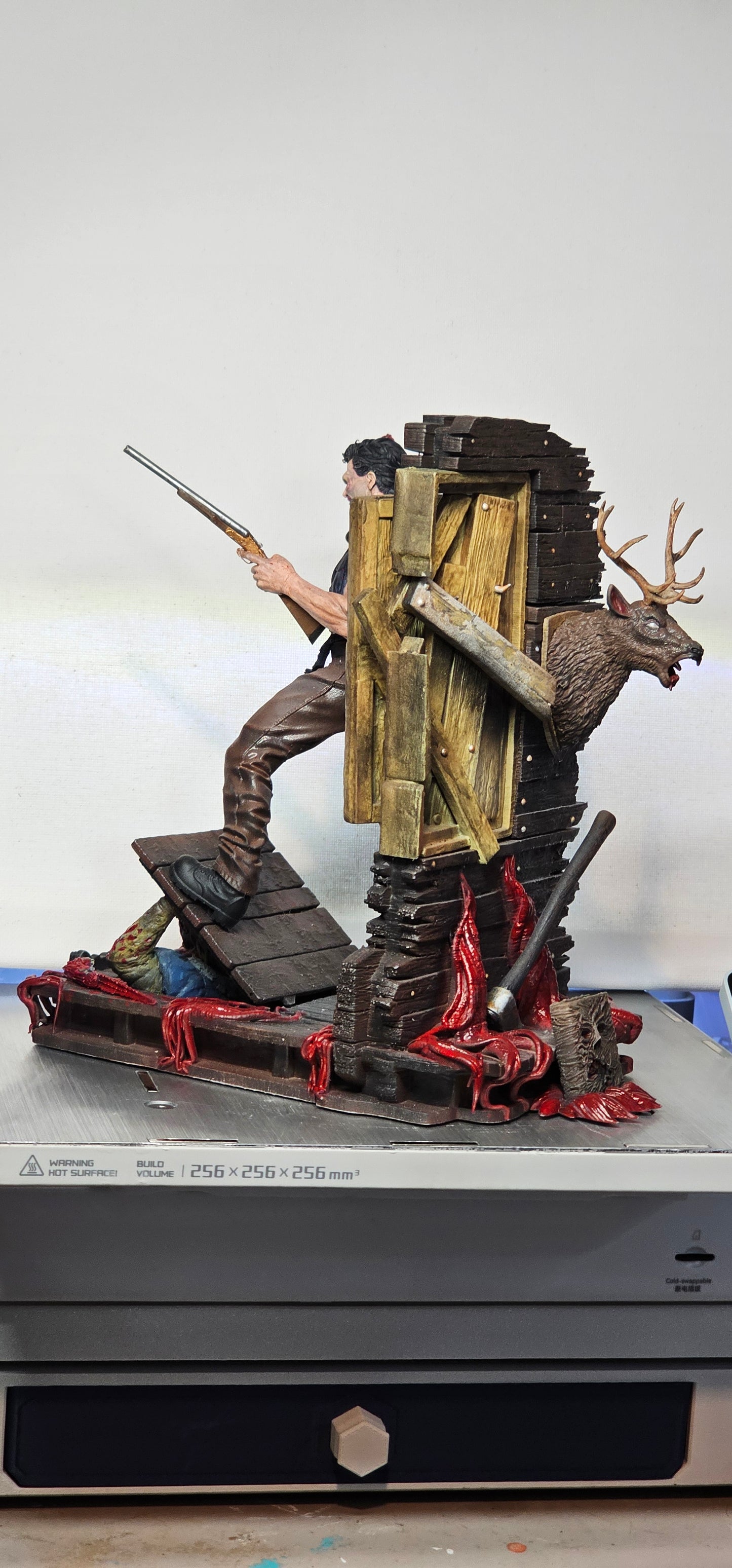 Evil Dead 2 – Hand-Painted Ash Williams Sculpture (9”)