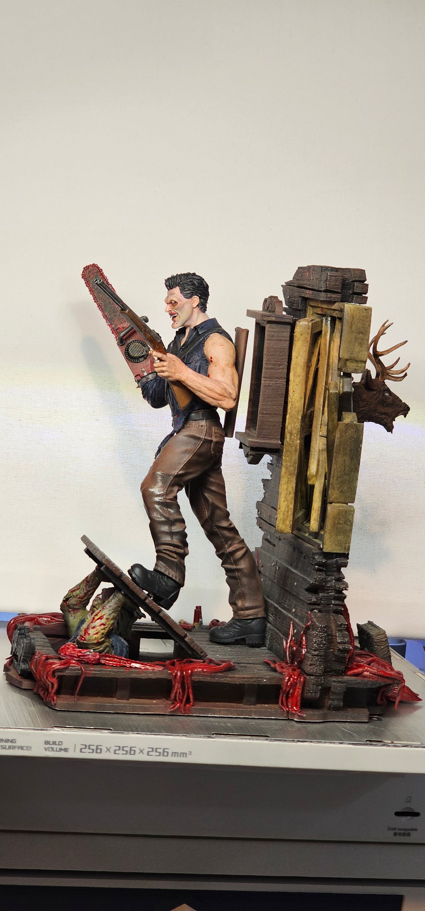 Evil Dead 2 – Hand-Painted Ash Williams Sculpture (9”)