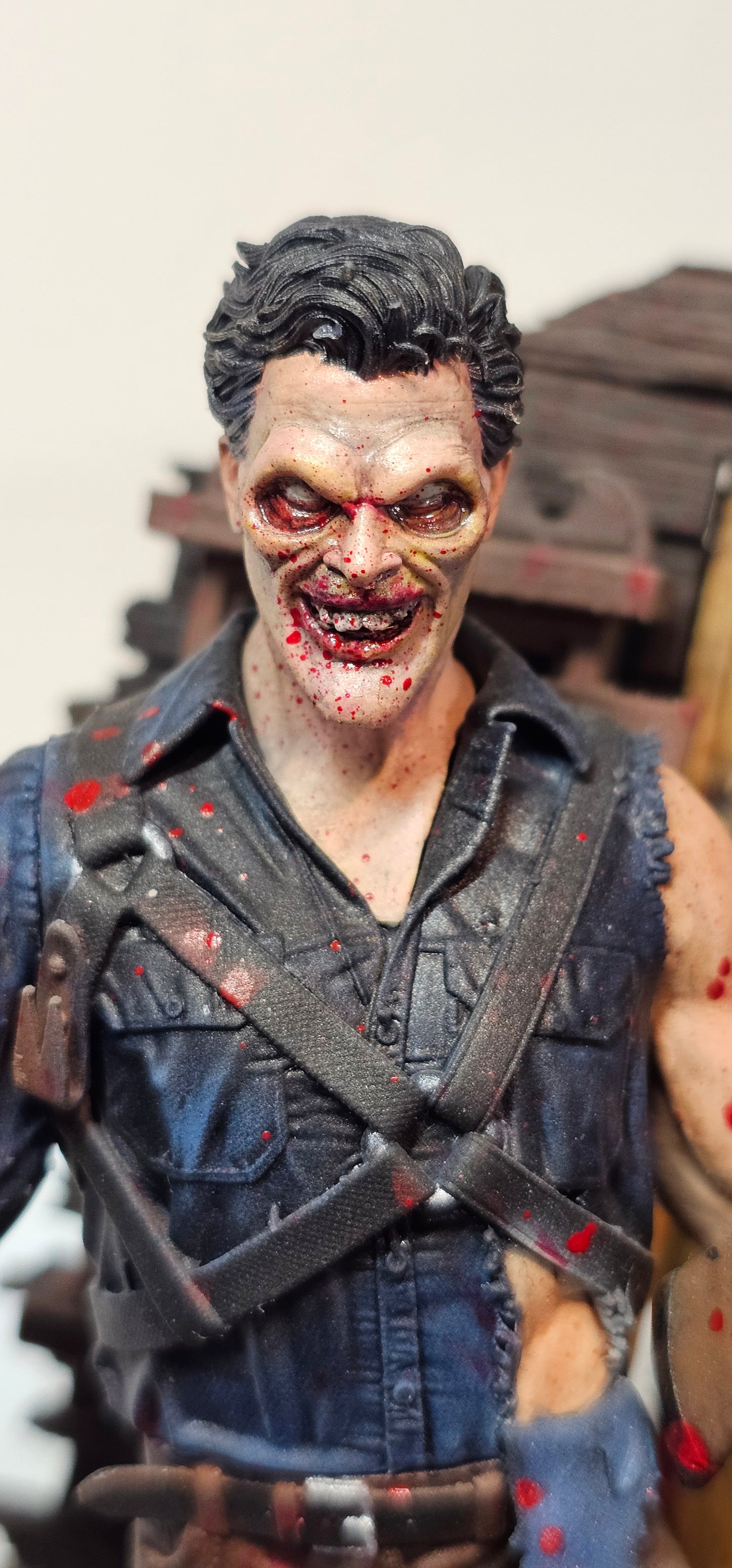 Evil Dead 2 – Hand-Painted Ash Williams Sculpture (9”)