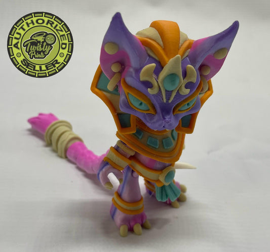 3d printed Pharoah Cat designed by Flexi Factory