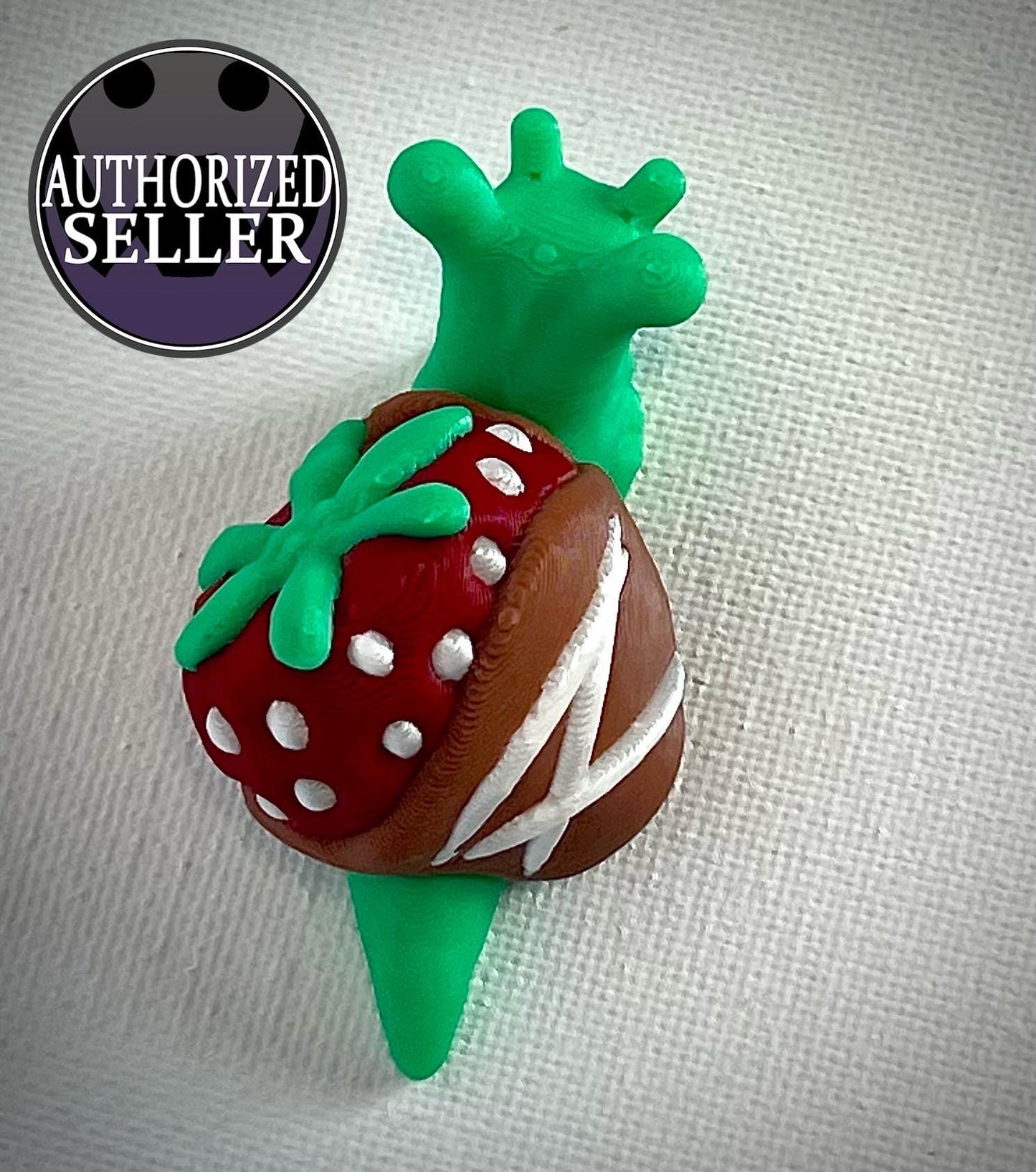 3d print Chocolate-covered Strawberry Snail, designed by Cinderwing.
