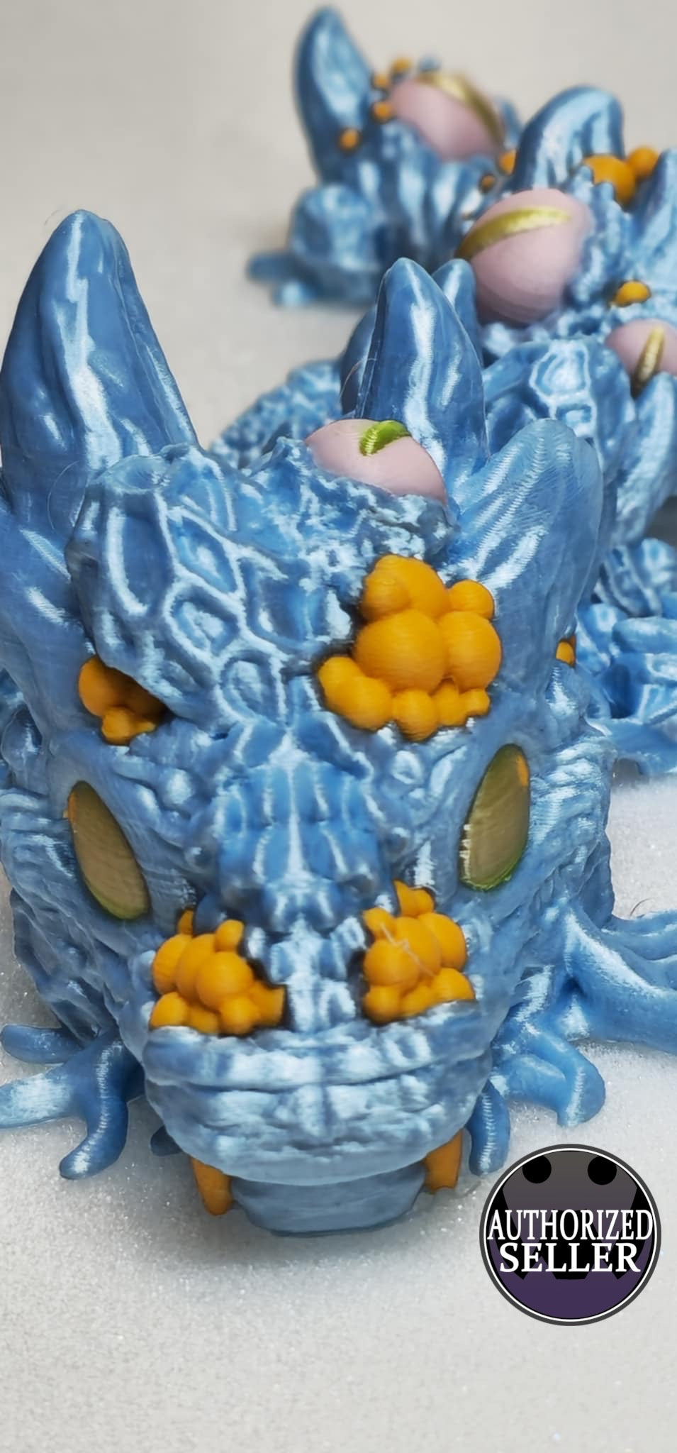 3d printed Infested Dragon, designed by Cinderwing 3d