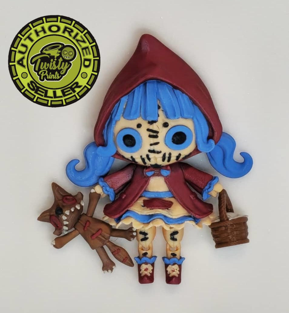 3d printed Crimson Cloak, designed by Twisty Prints