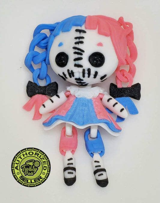 3d printed Creepy Doll, designed by Twisty Prints
