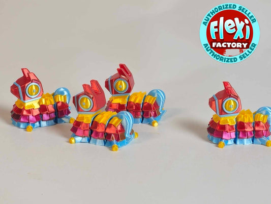 3d Printed Multicolor Piñata designed by Flexi Factory.