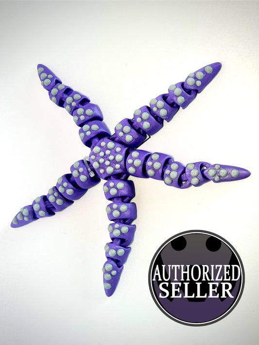3d print multicolor Starfish, designed by Cinderwing.