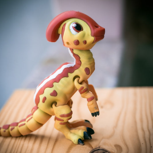 Adorable Flexi Parasaurolophus