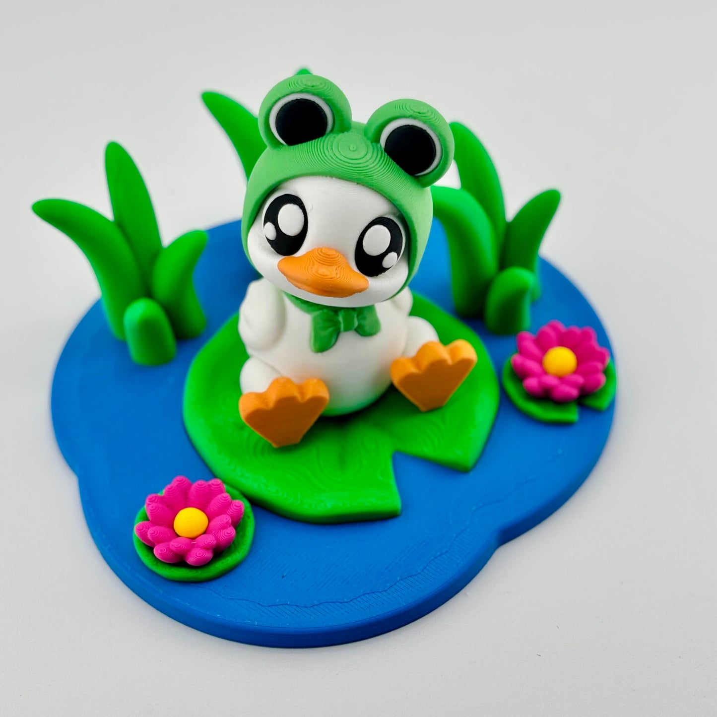 Ducky Frog with Pond, designed by SugarPaws3D