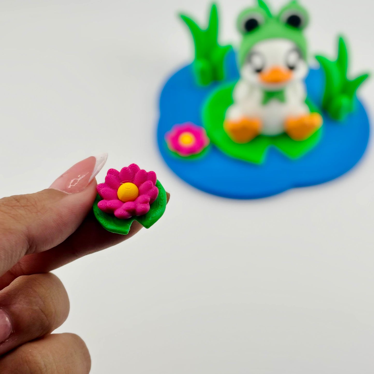 Ducky Frog with Pond, designed by SugarPaws3D