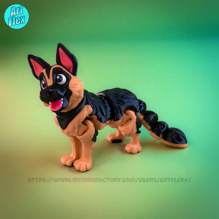 Flexi German Shepherd Dog, designed by ArtFlex
