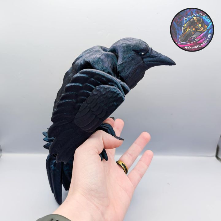 Flexi Crow Print in Place