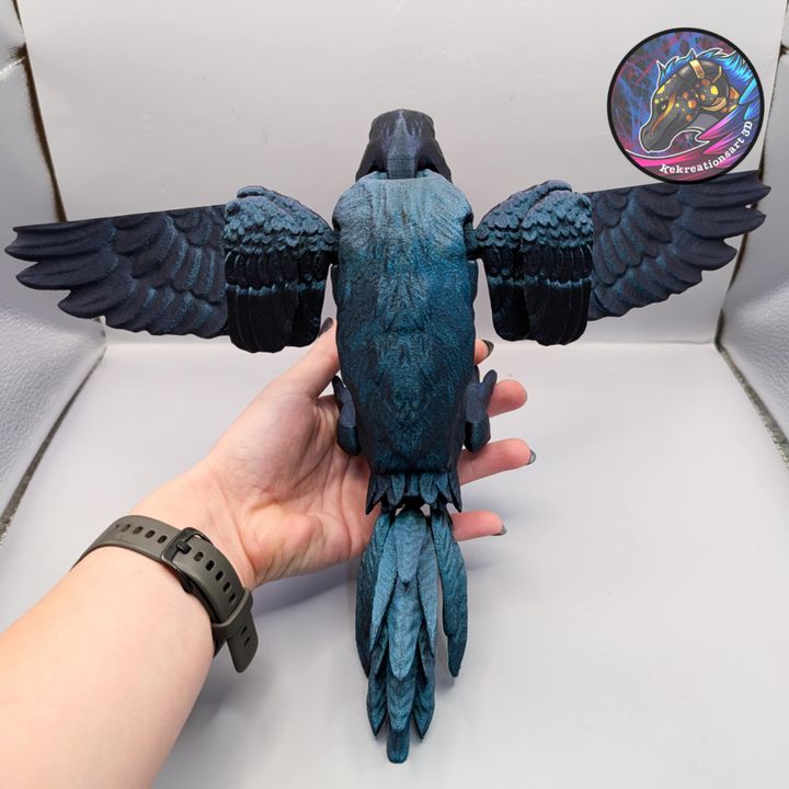 Flexi Crow Print in Place