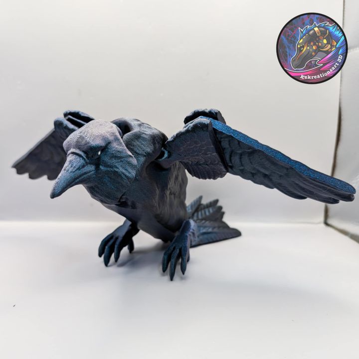 Flexi Crow Print in Place