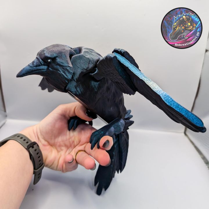 Flexi Crow Print in Place