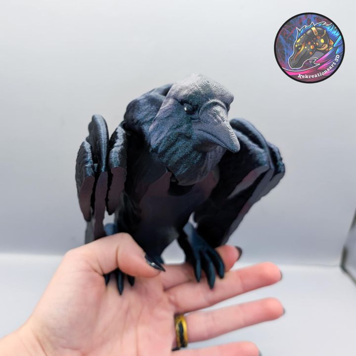 Flexi Crow Print in Place