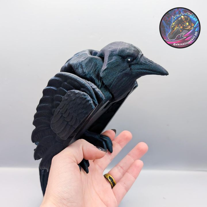 Flexi Crow Print in Place