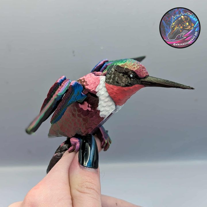 Flexi Print in Place Hummingbird, designed by Kekreations