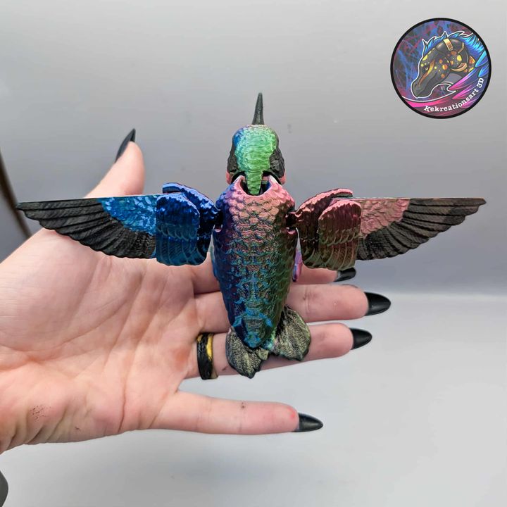 Flexi Print in Place Hummingbird, designed by Kekreations