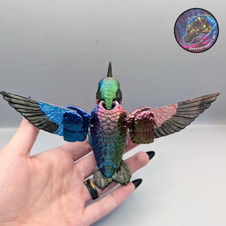 Flexi Print in Place Hummingbird, designed by Kekreations