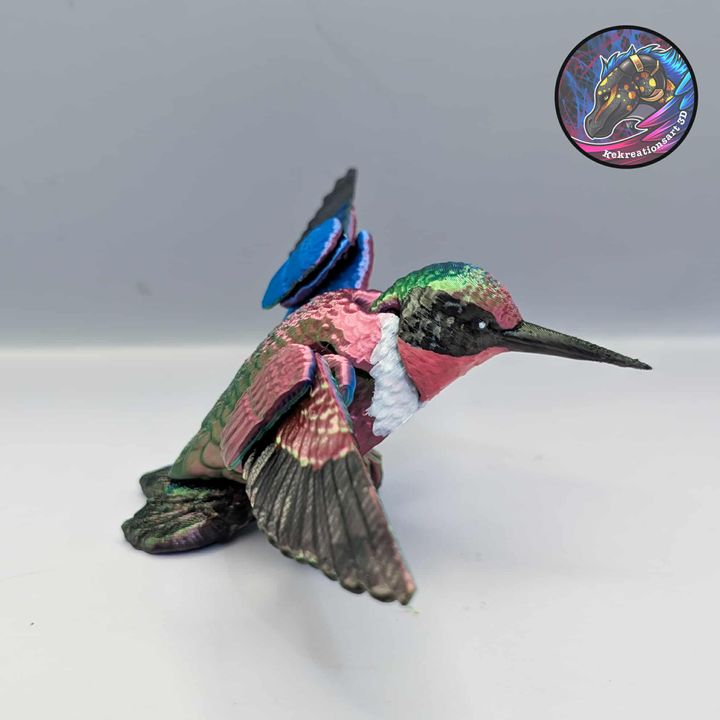 Flexi Print in Place Hummingbird, designed by Kekreations