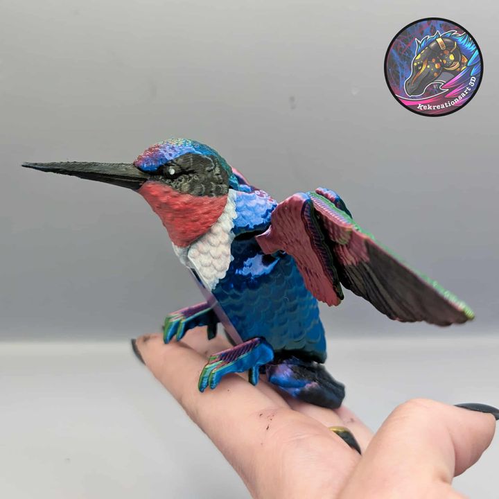 Flexi Print in Place Hummingbird, designed by Kekreations