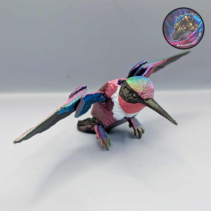 Flexi Print in Place Hummingbird, designed by Kekreations