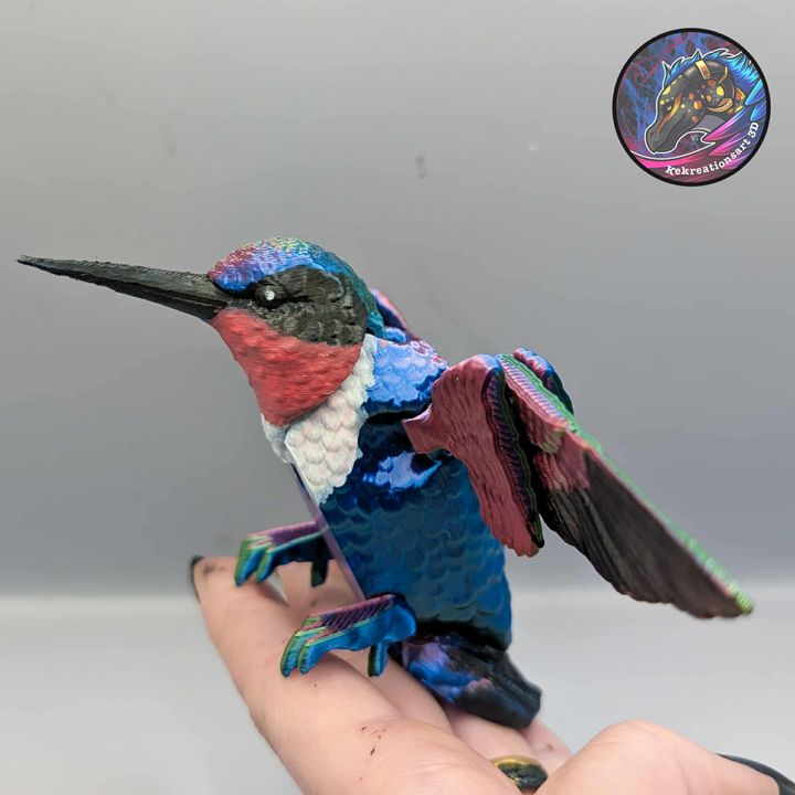 Flexi Print in Place Hummingbird, designed by Kekreations