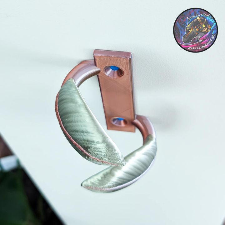 Leaf Curtain Holder, designed by Kekreations (2 pieces)