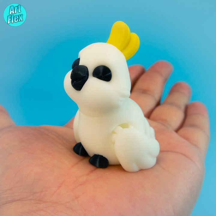 Little Flexi Crested Cockatoo, designed by ArtFlex