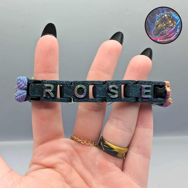 Modular Alphabet Bracelet, designed by Kekreations