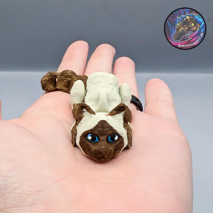 Scruffed Flexi Cat, designed by Kekreations