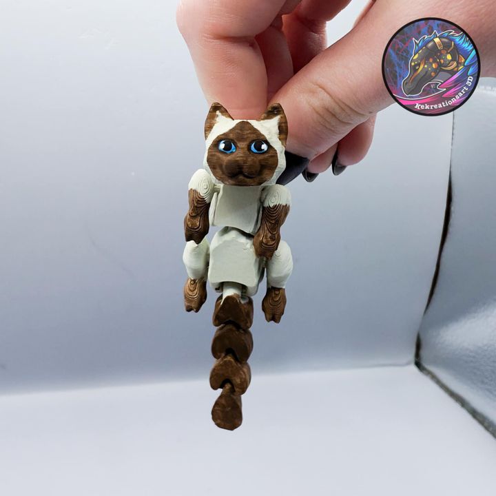 Scruffed Flexi Cat, designed by Kekreations