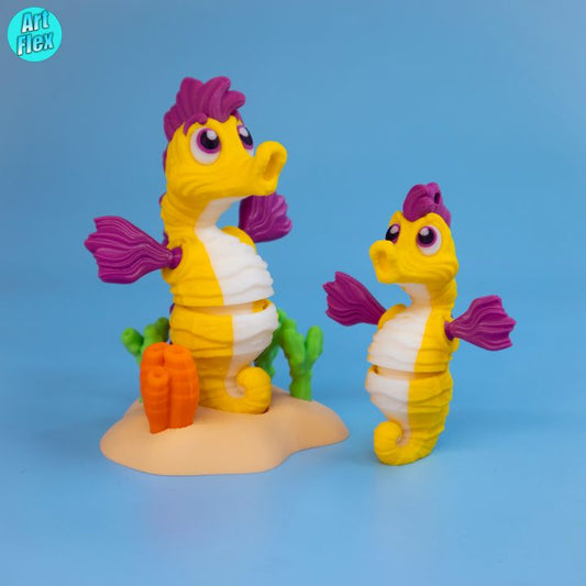 Flexi Sea Horse 3D Print