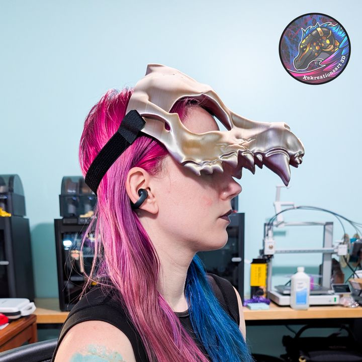 Wolf Skull Mask designed by Kekreations