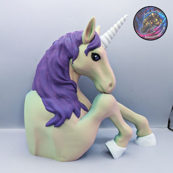 Unicorn Book Nook Shelf Décor, designed by Kekreations