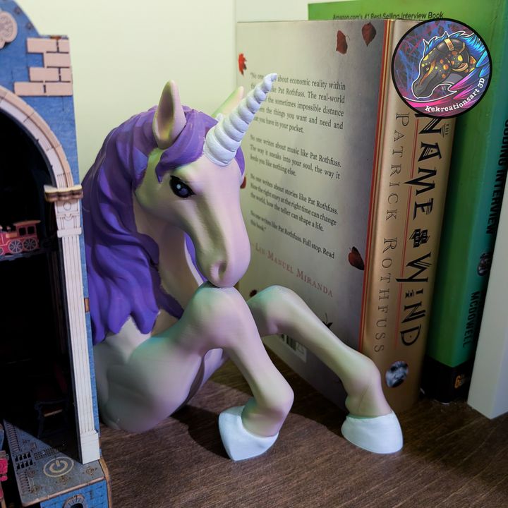 Unicorn Book Nook Shelf Décor, designed by Kekreations