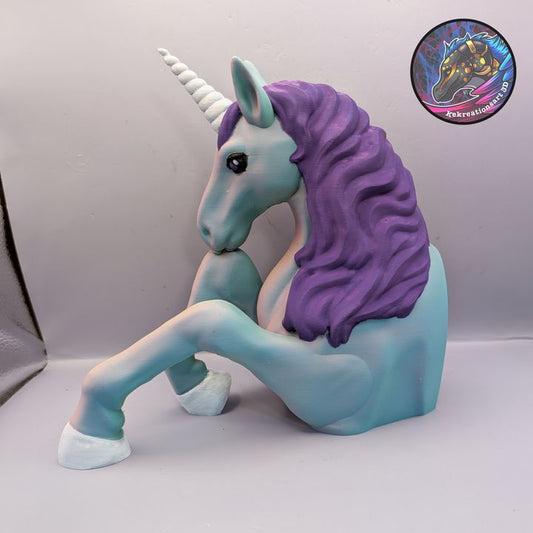 Unicorn Book Nook Shelf Décor, designed by Kekreations