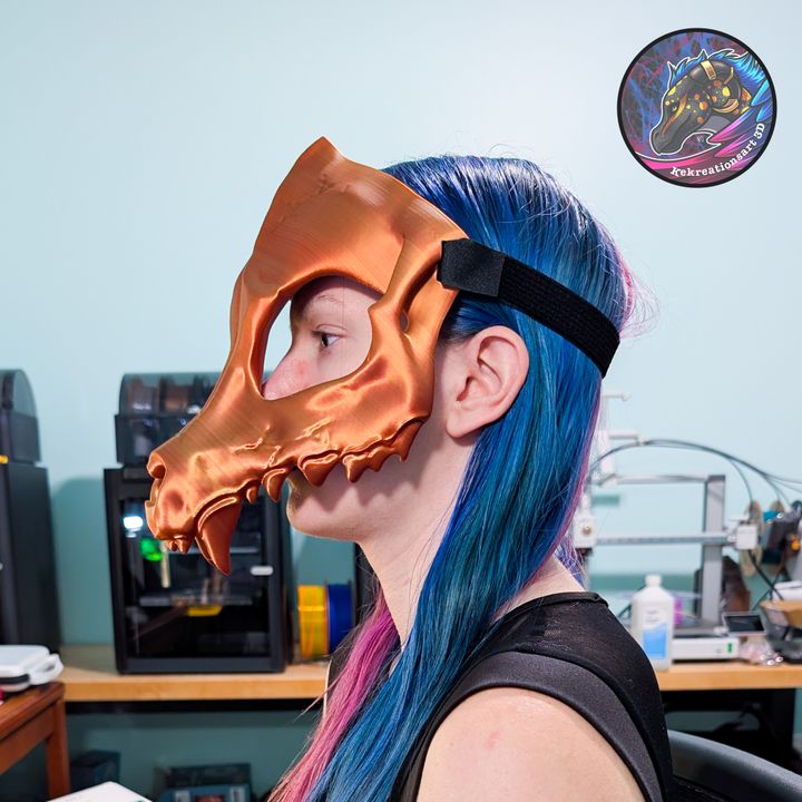 Wolf Skull Mask designed by Kekreations